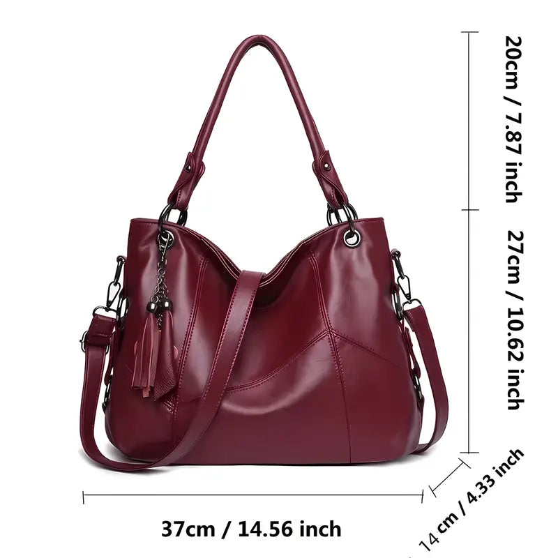 Premium Genuine Leather Women's Tote Bag