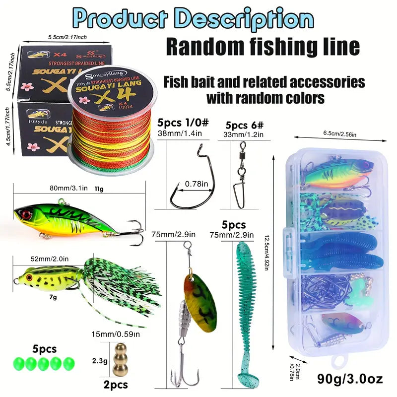 Fishing Tackle Full Set 4 Section Carbon Fiber Rod 7 feet