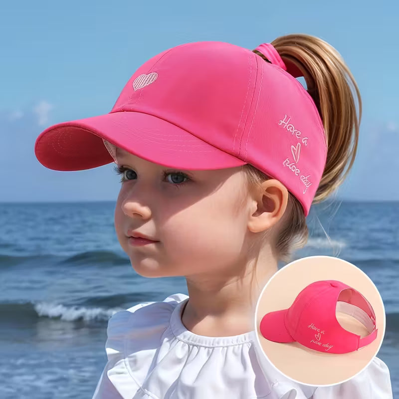 Breathable Lightweight Sun Cap for Kids 3-7 Years