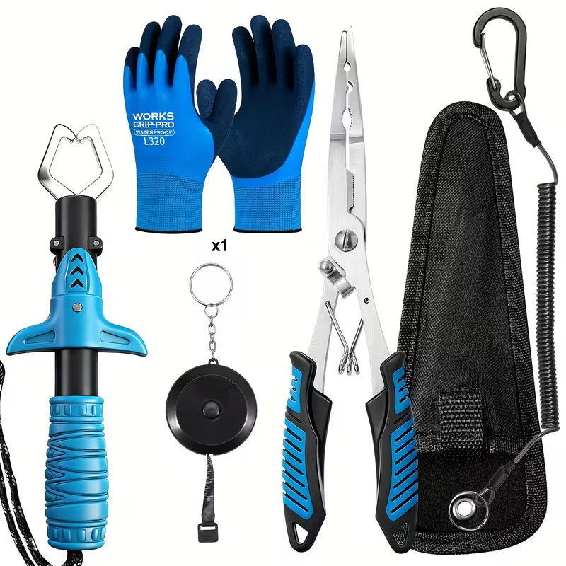 7pcs Fishing Tool Set Stainless Steel