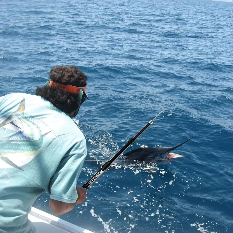 Telescopic Fishing Spear with Stainless Steel Sea Fishing Gun Hook