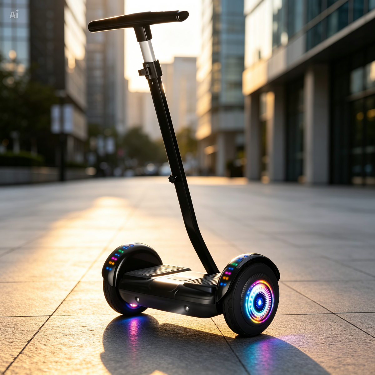Self-Balancing Electric Hoverboard with LED Lights 10" with Bluetooth Speaker