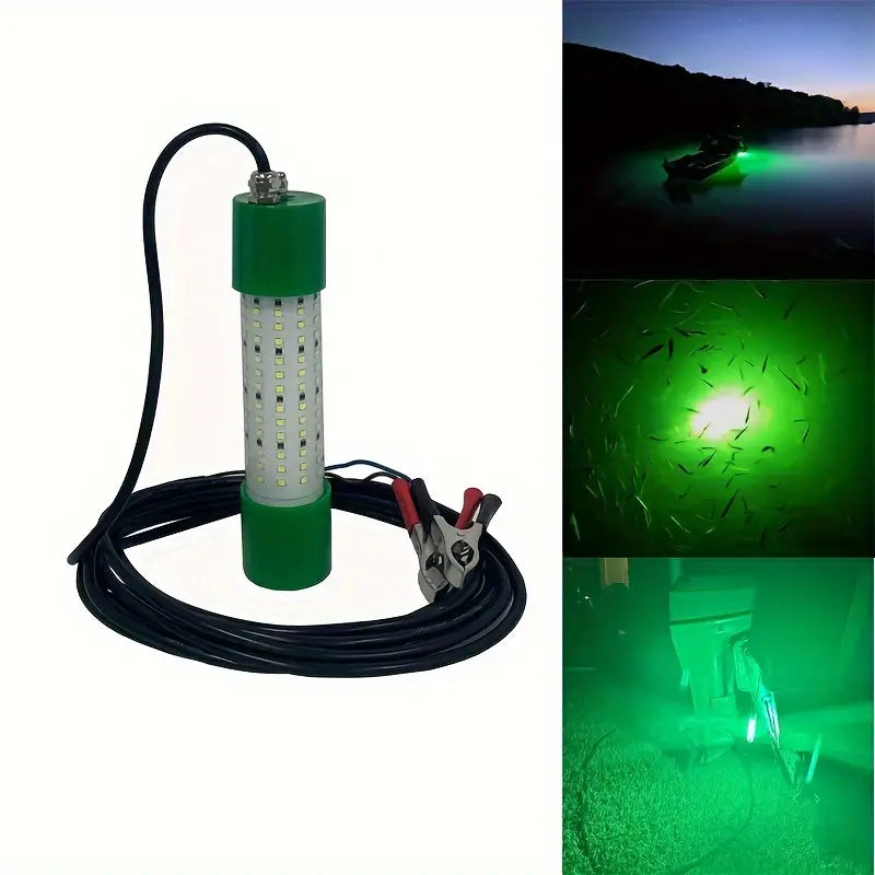 Underwater LED Fishing Light with Green LED Lights 100W