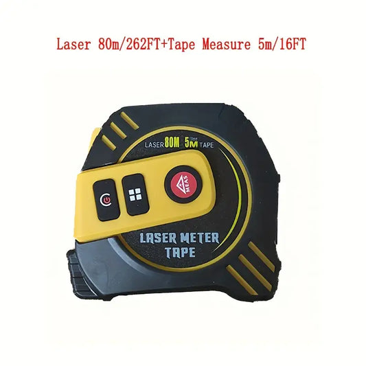 Multifunctional 2-in-1 Laser Rangefinder and Measuring Tape