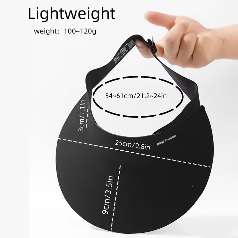 Summer Sun Hat Cap, Foldable & Compact Beige