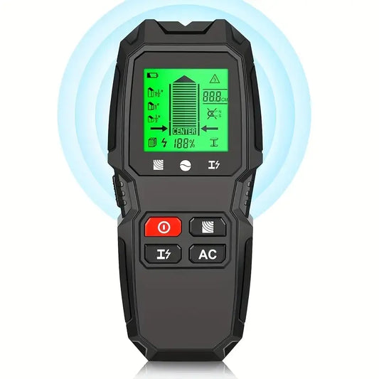 5-in-1 Wall Scanner – Stud Finder, Metal & Live Wire Detector