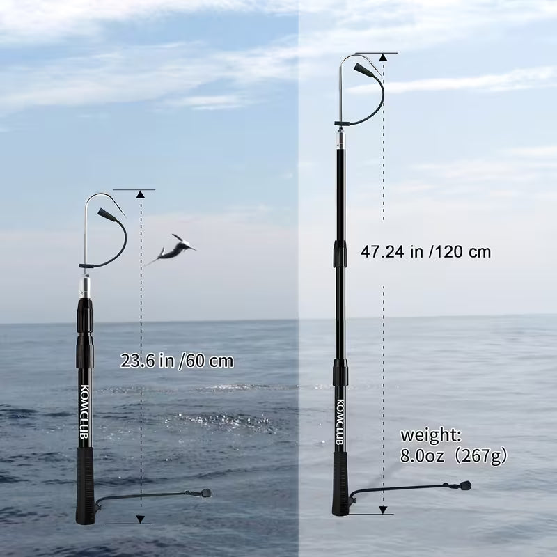 Telescopic Fishing Spear with Stainless Steel Sea Fishing Gun Hook