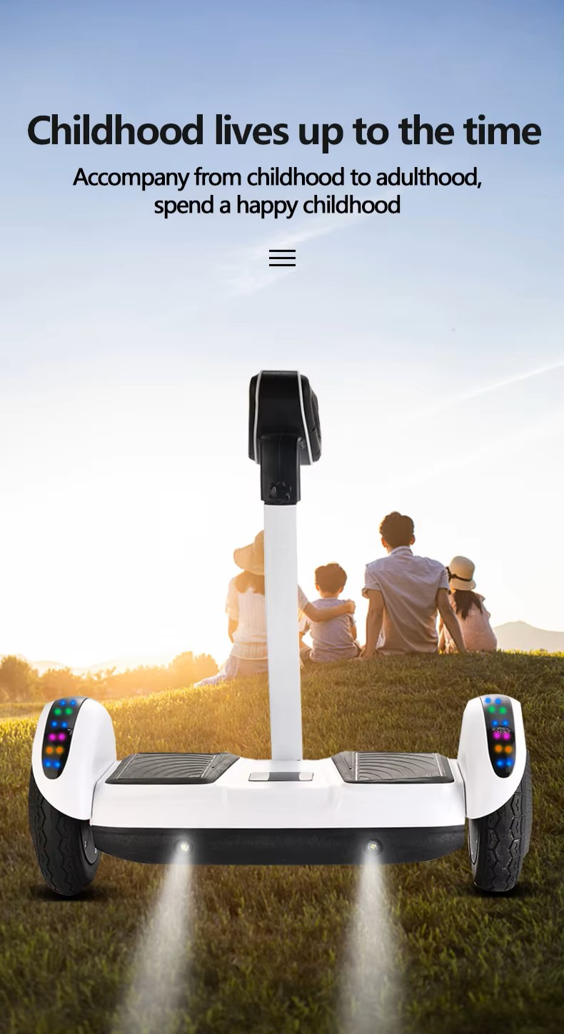 Self-Balancing Electric Hoverboard with LED Lights 10" with Bluetooth Speaker