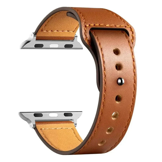 Leather Strap for Apple Watch 42mm Brown