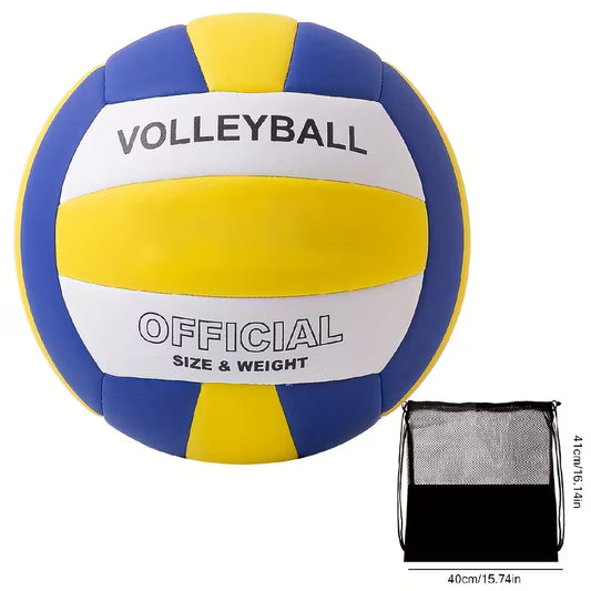 Durable Official Size 5 Volleyball & Storage Bag