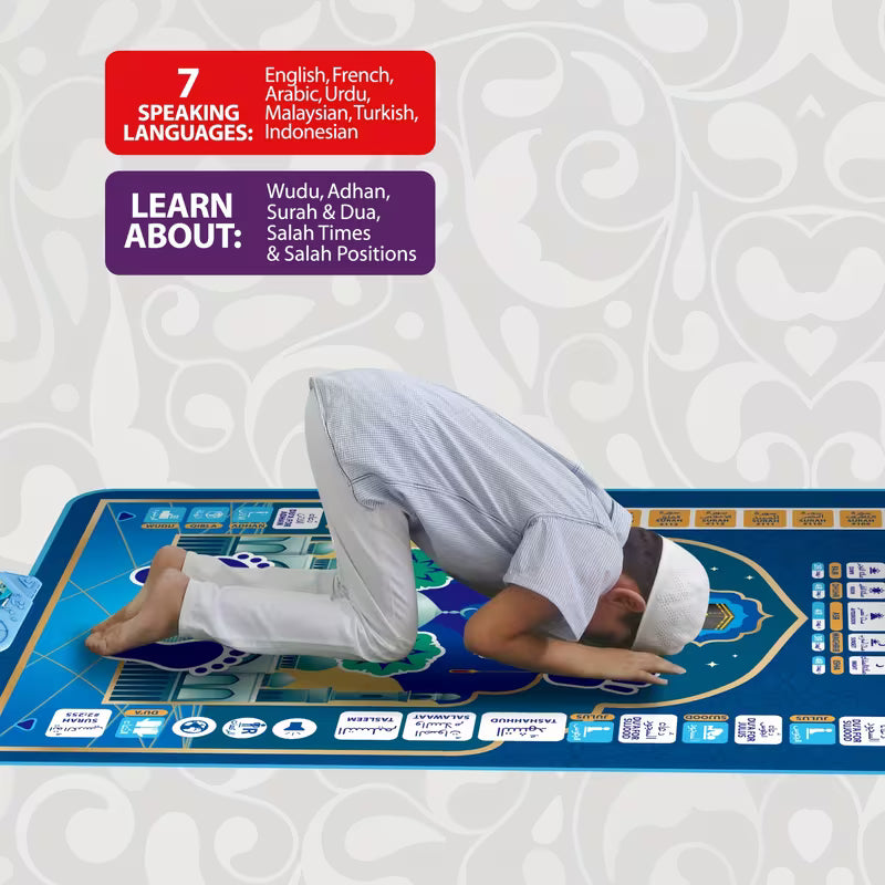 Interactive Kids Prayer Mat Touch-Sensitive Voice Guidance