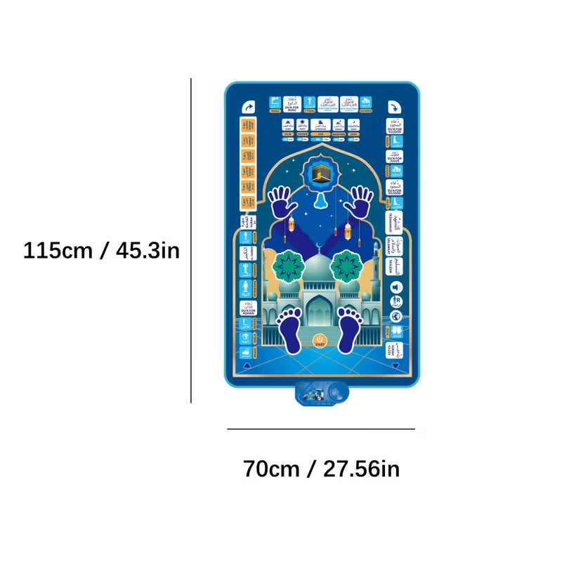 Interactive Kids Prayer Mat Touch-Sensitive Voice Guidance
