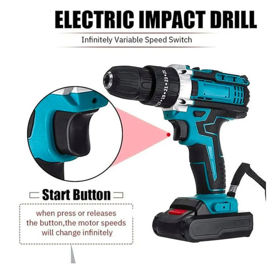 Makita Impact Battery Drill with Two batteries